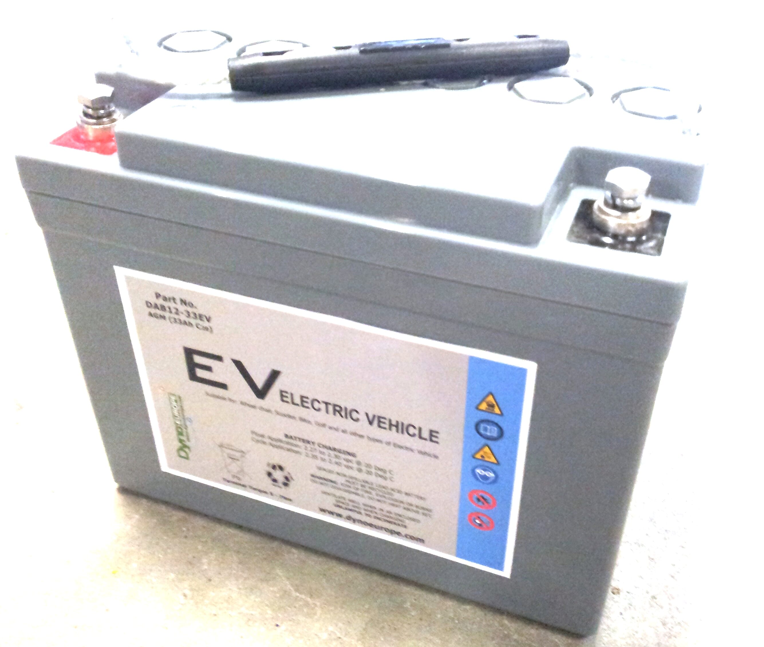 Dyno Kit de remplacement de la Batterie 12V 34Ah (sans cables)