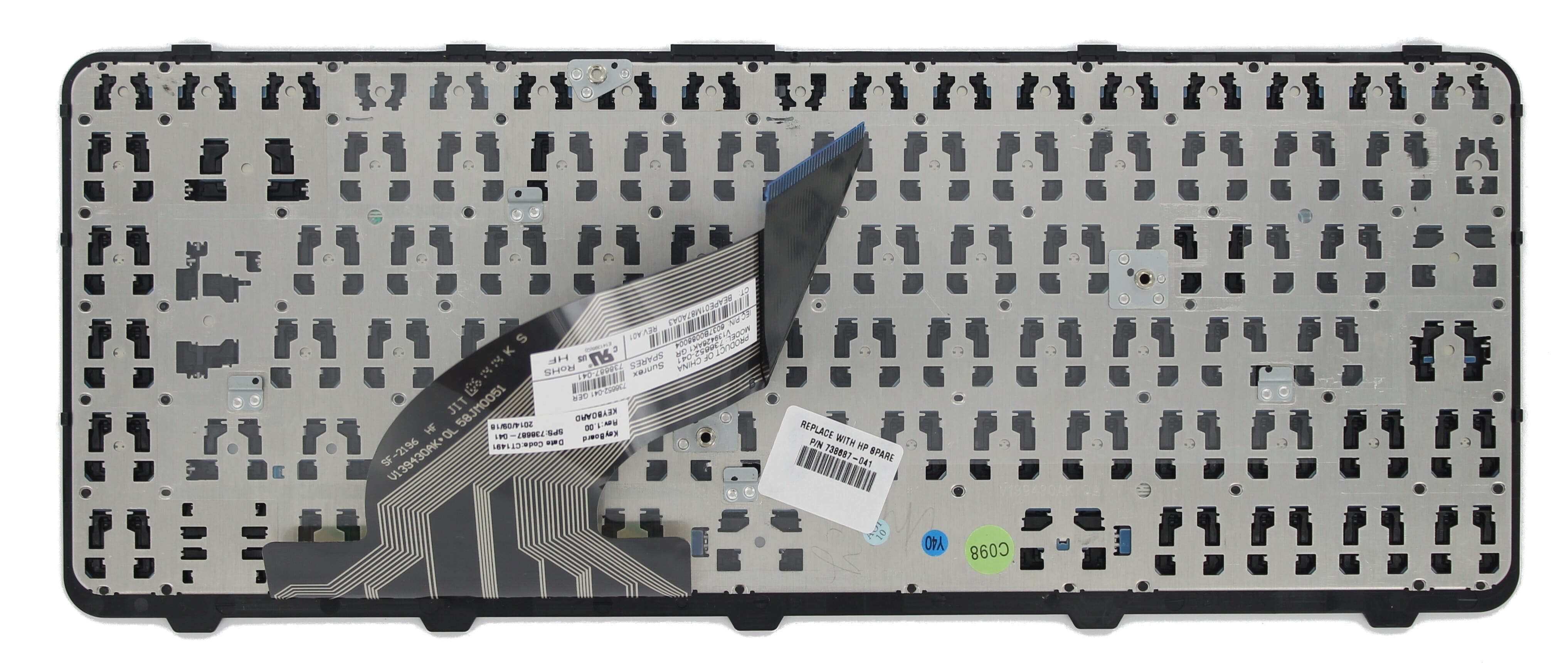 HP Laptop Toetsenbord Qwertz DE