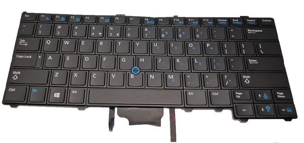 Dell Laptop Keyboard Qwerty US