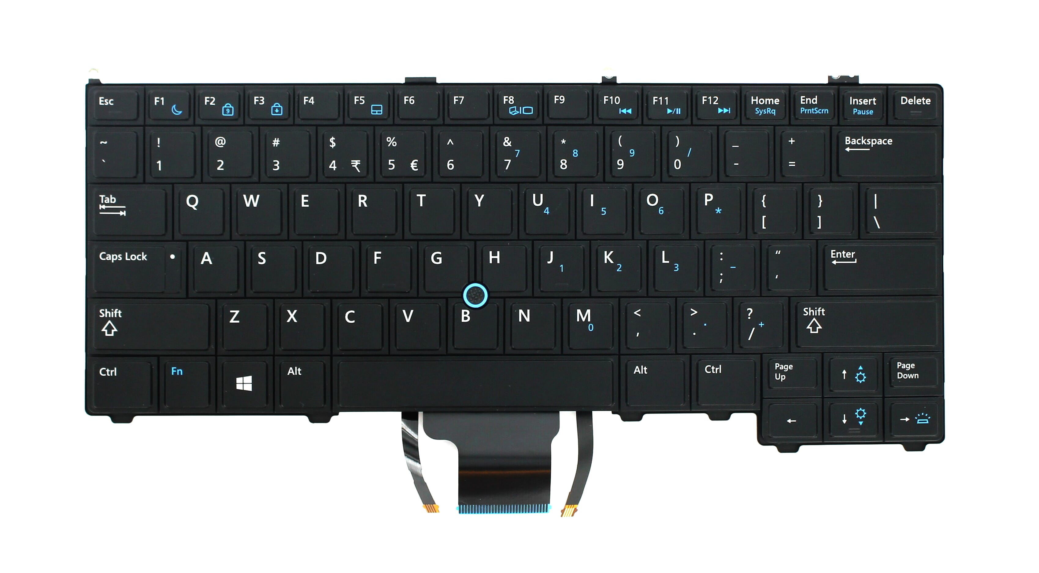 Dell Laptop Keyboard Qwerty US