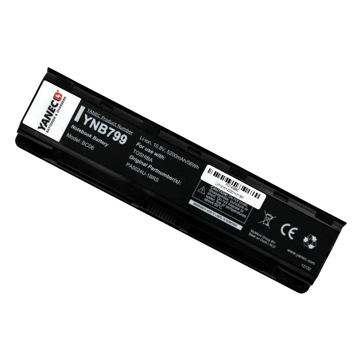 Batterie d’ordinateur portable Yanec 5200mAh