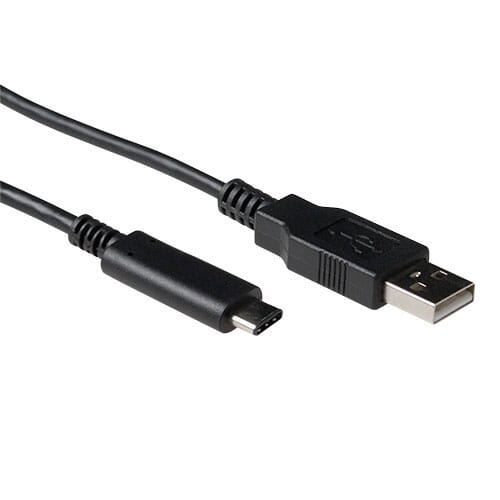 ACT Câble de connexion USB 2.0 C mâle - A mâle 1.0m