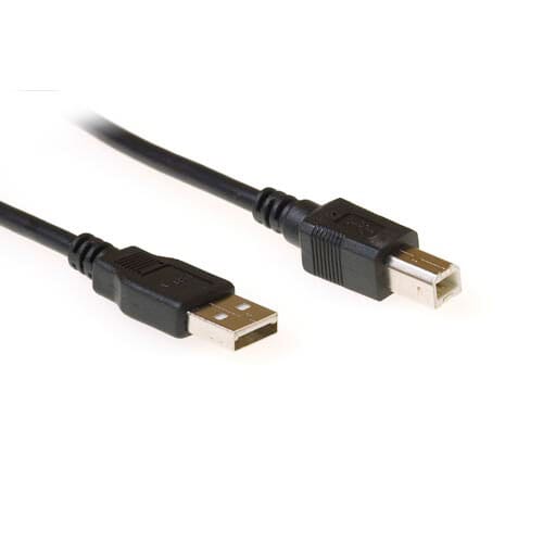 ACT USB 2.0 Cable USB A Male - USB B Male 1.8m
