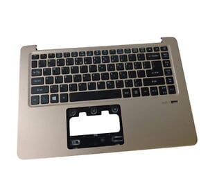 Clavier Acer Laptop Qwerty US + Cache supérieur - Or