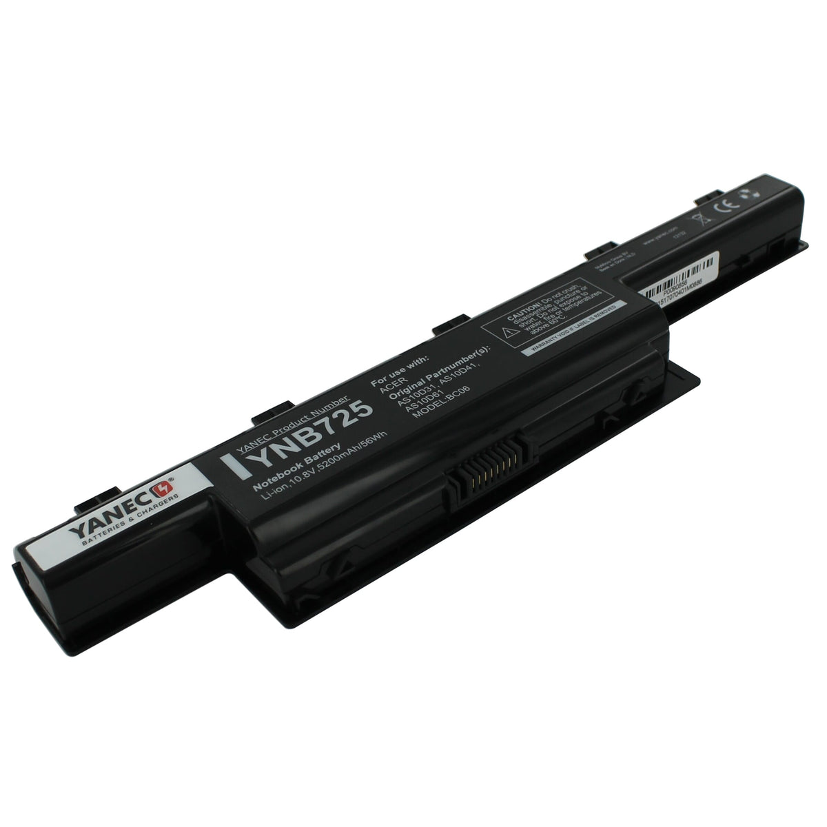 Batterie d’ordinateur portable Yanec 5200mAh