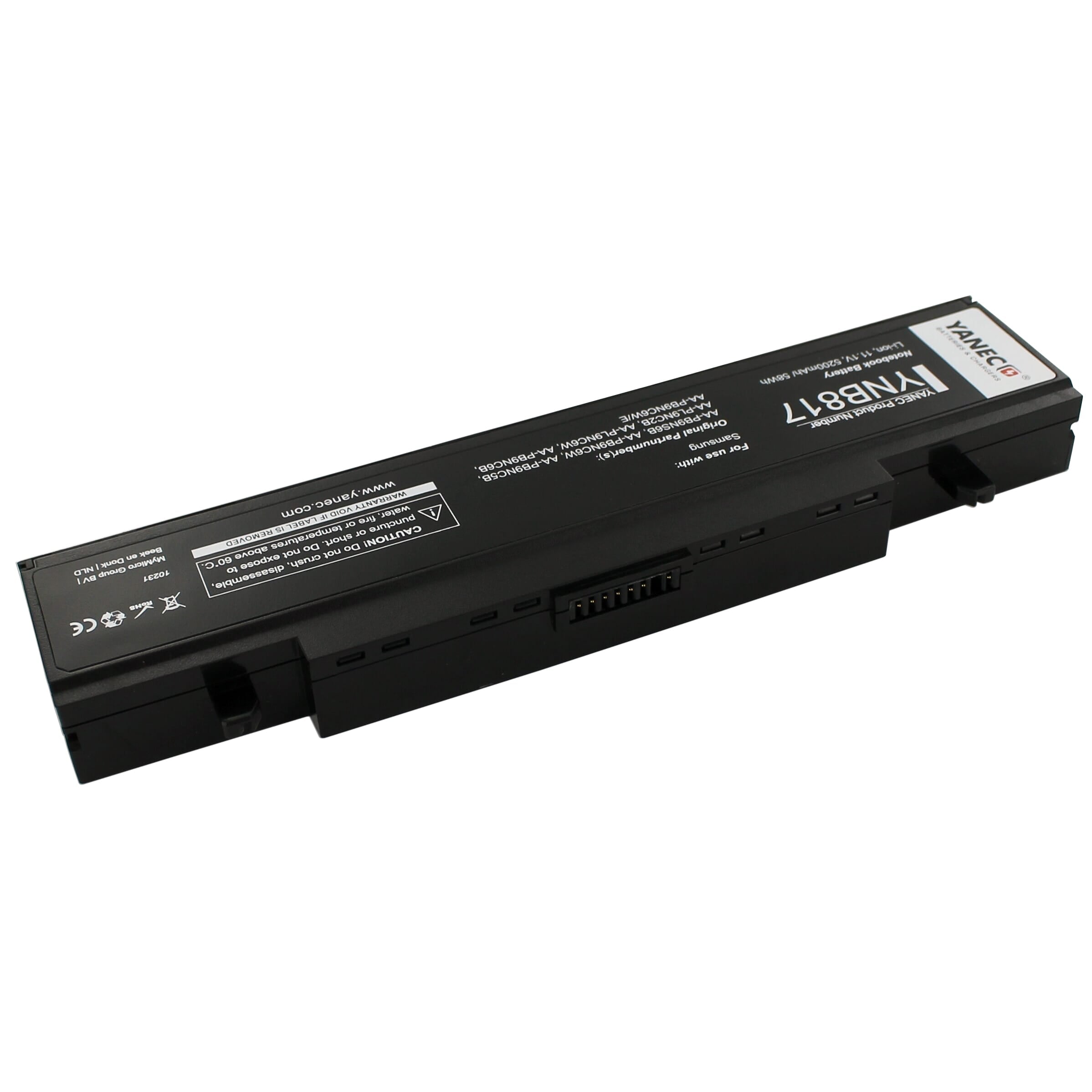 Yanec Batterie Ordinateur Portable 5200mAh