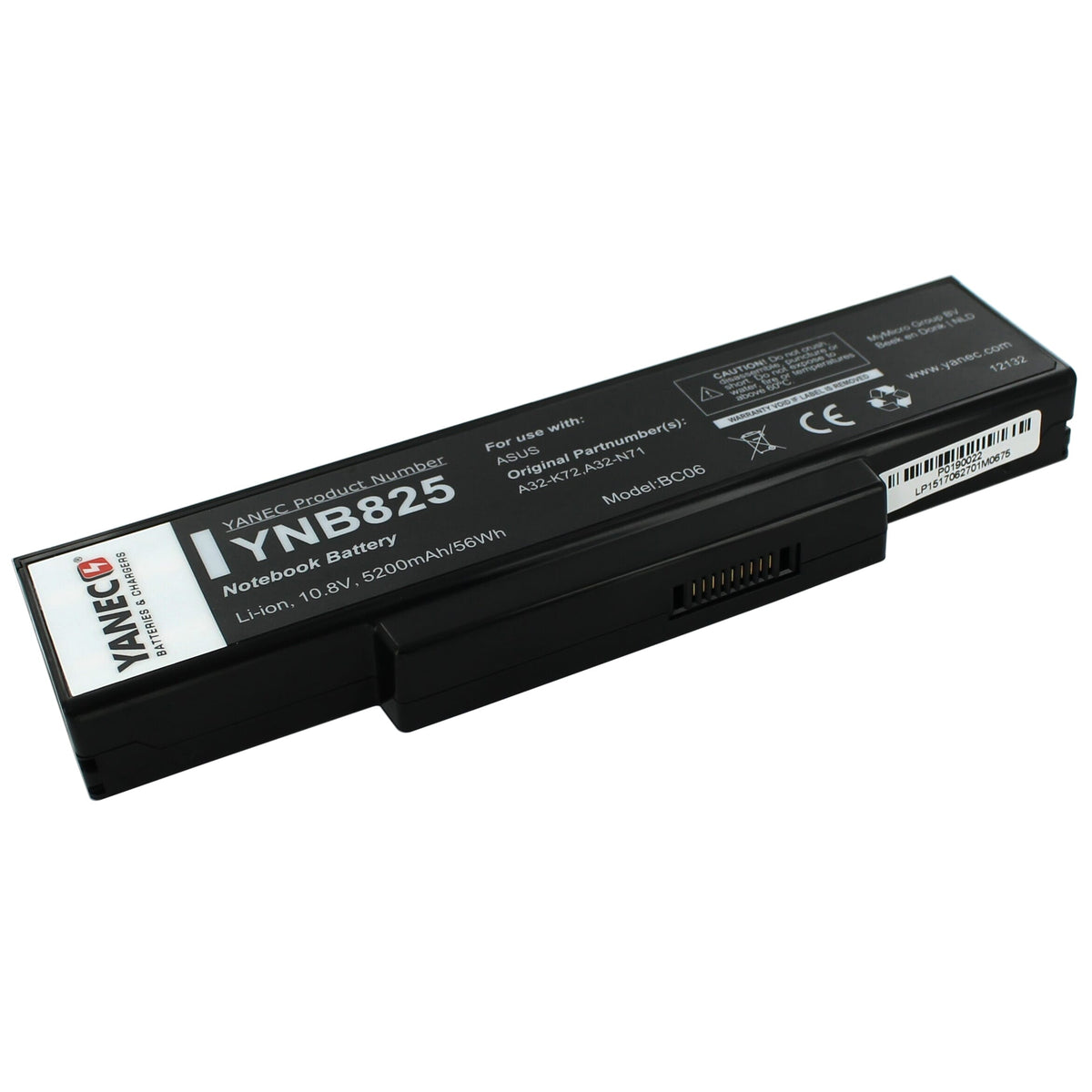 Batterie d’ordinateur portable Yanec 5200mAh