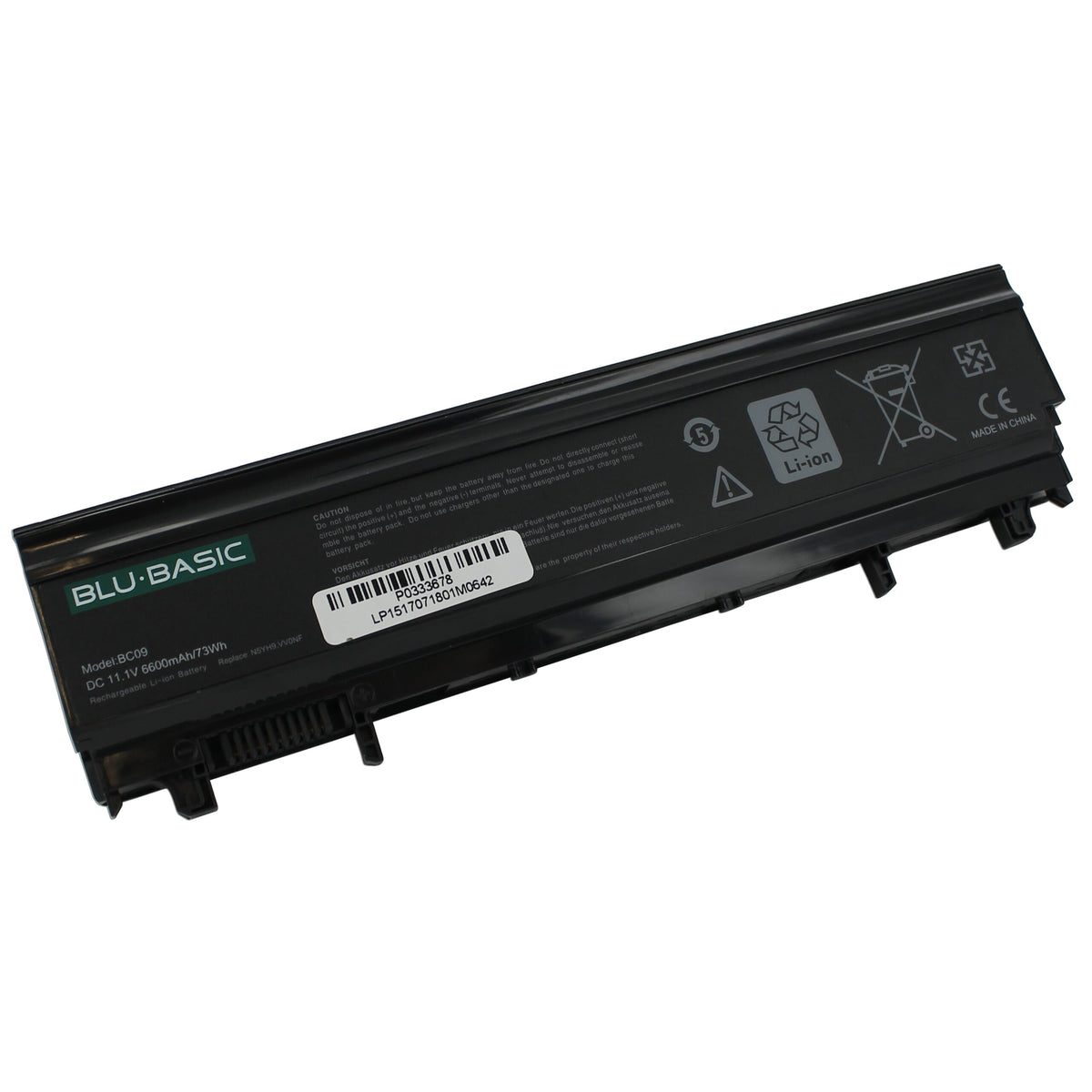 Extended Laptop Battery 6600mAh
