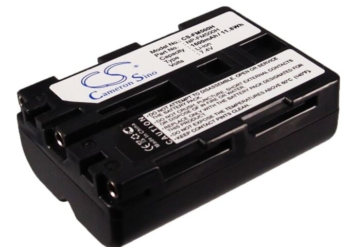 Digitale Camera Accu 7.4V 1600mAh Li-ion Voor Sony