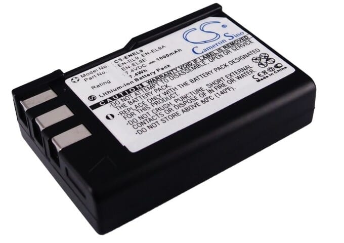 Digital Camera Battery 7.4V 1000mAh Li-ion for Nikon