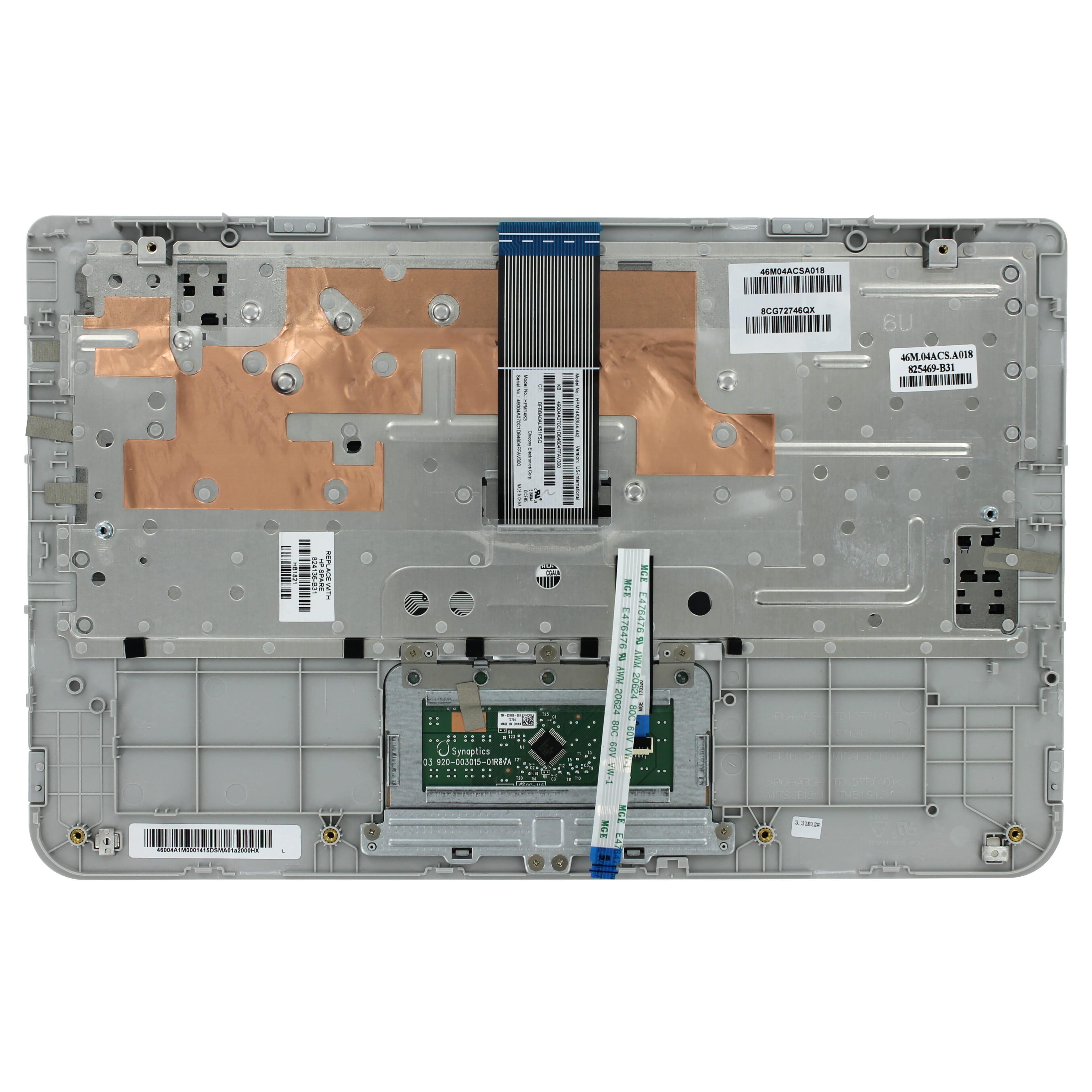 HP Laptop Keyboard Qwerty US + Top Cover