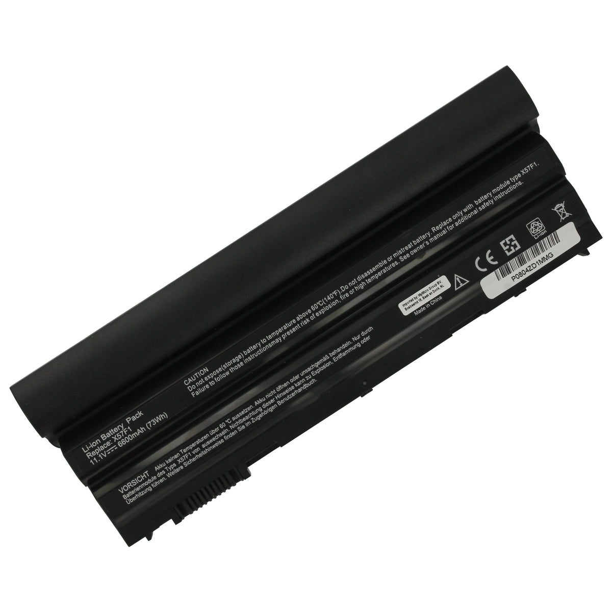 Batterie de l’ordinateur portable étendue 6600mAh 73Wh