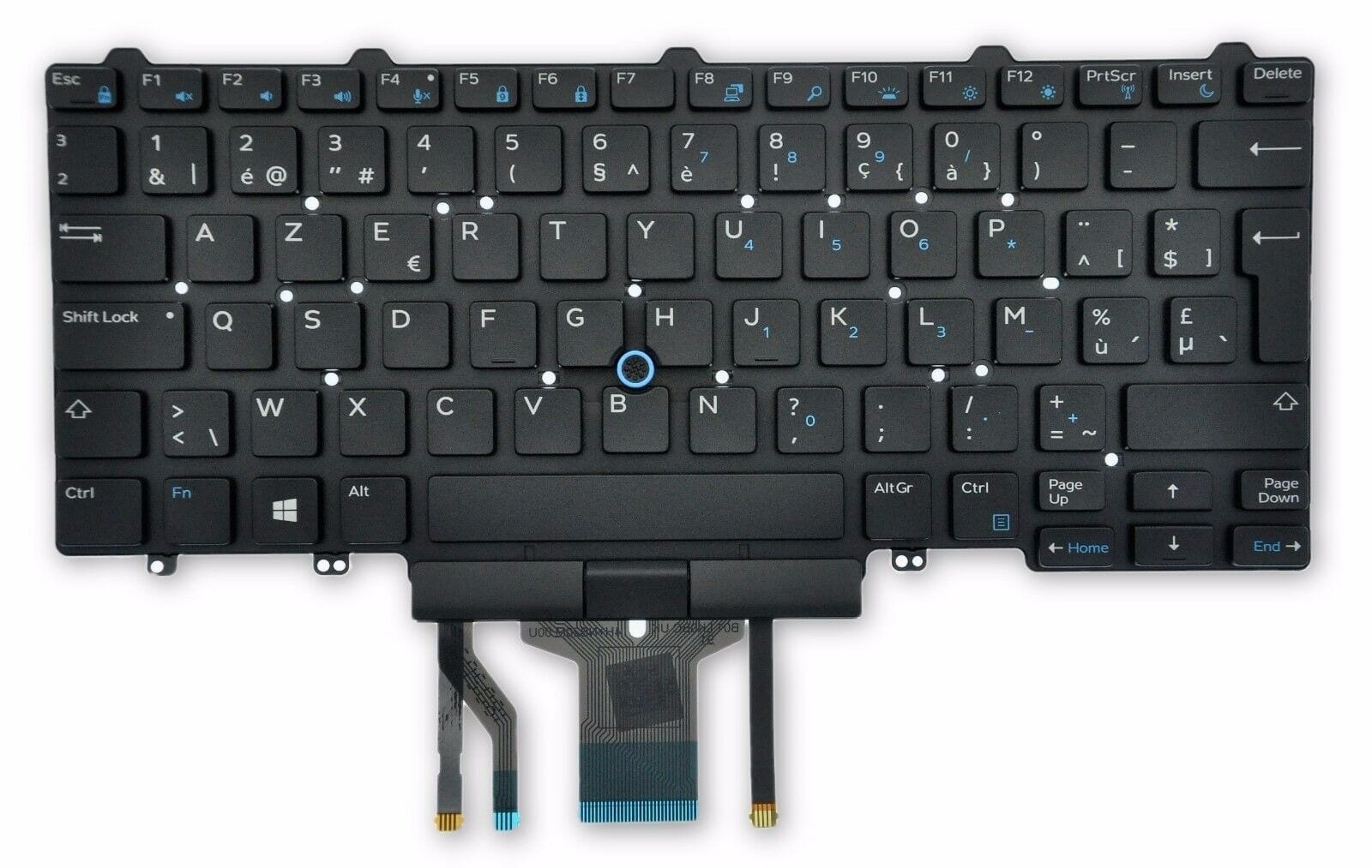 Dell Clavier Azerty BE + Éclairage