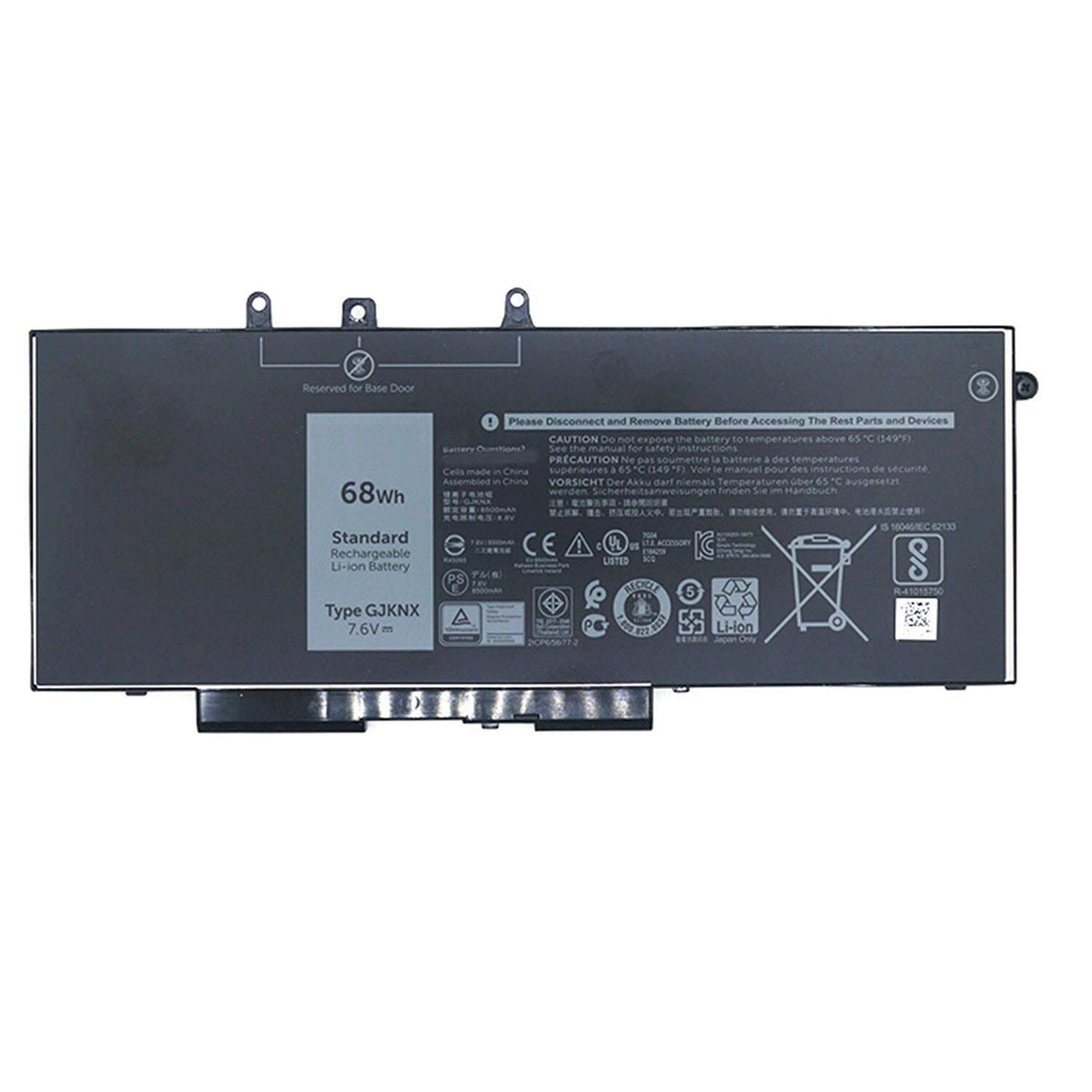Batterie Dell pour ordinateur portable 4-cellules