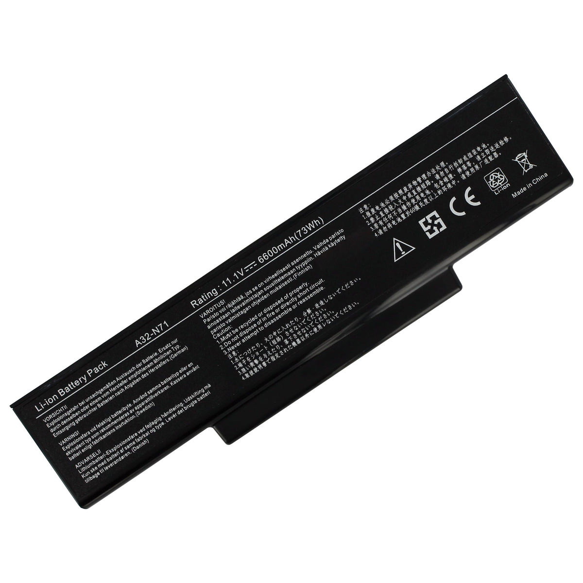 Laptop Battery Extended 6600mAh