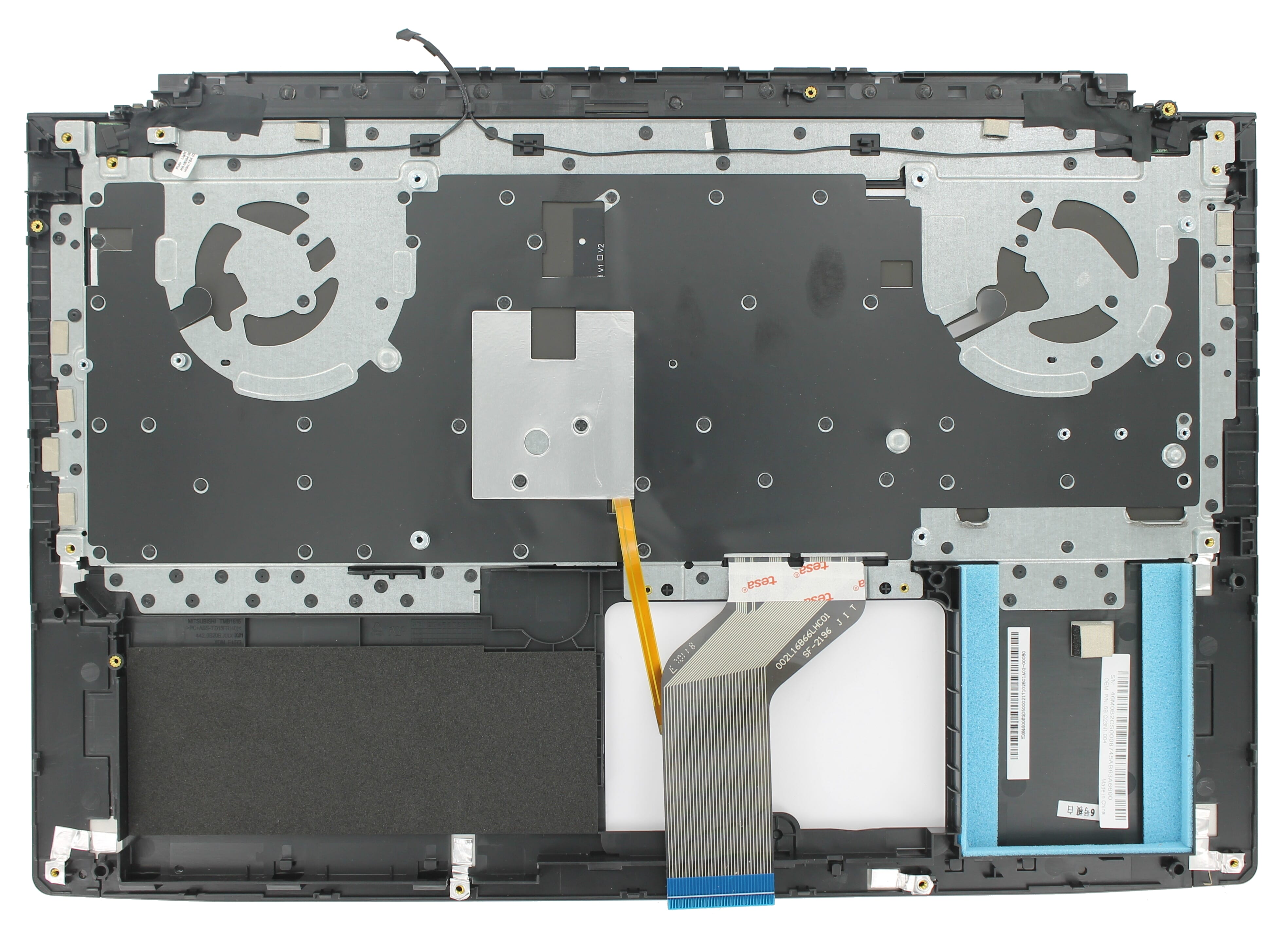 Acer Laptop Toetsenbord Azerty BE + Top Cover, Backlit
