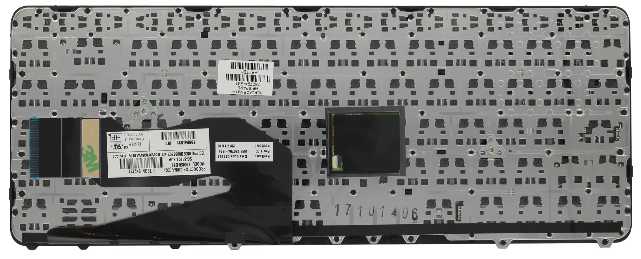 HP Laptop Toetsenbord Qwerty US + Trackpoint