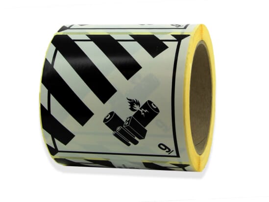 BMZ Dangerous Goods Stickers (per 250 pieces)