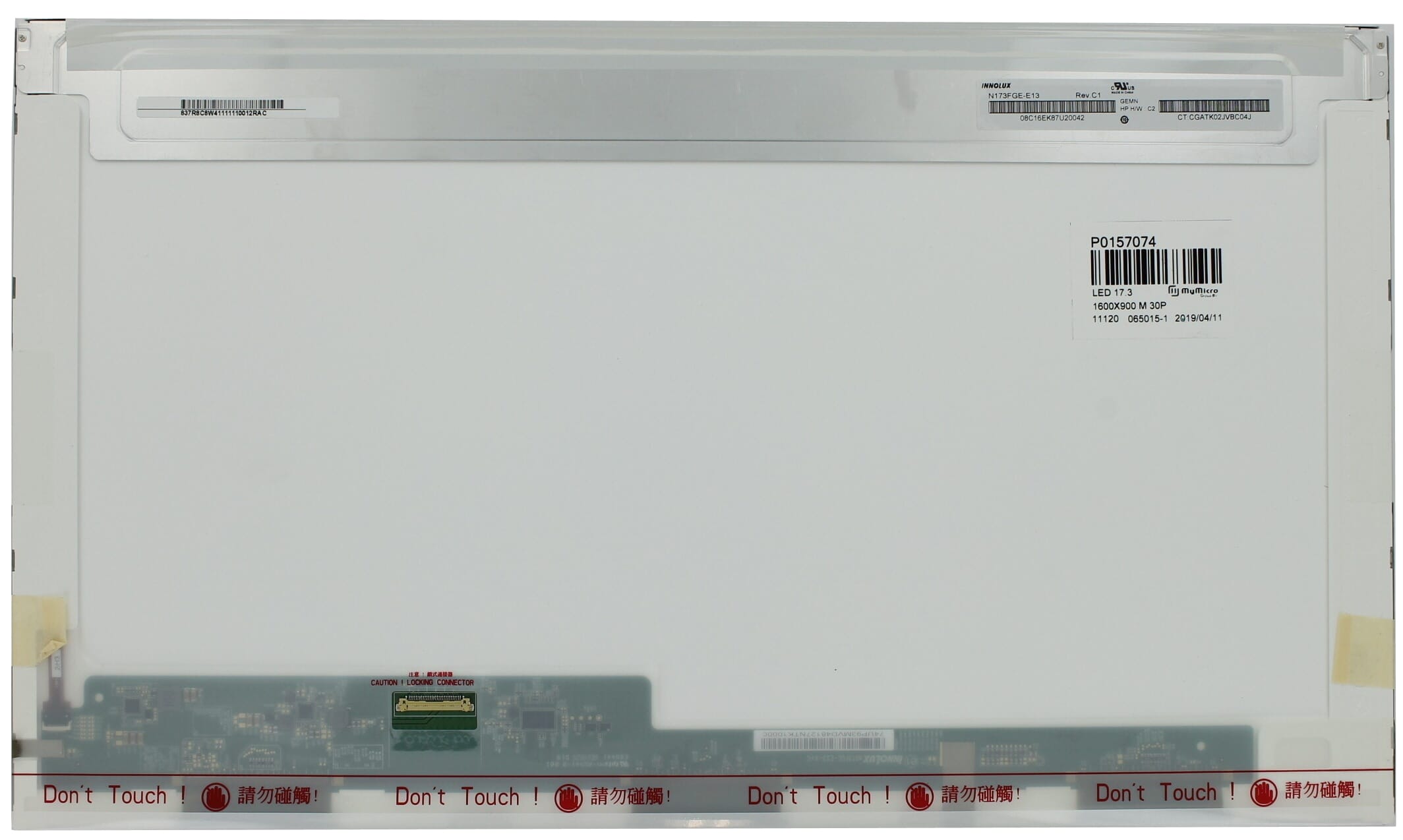 Écran LCD 17,3 pouces 1600x900 mat eDP 30 broches