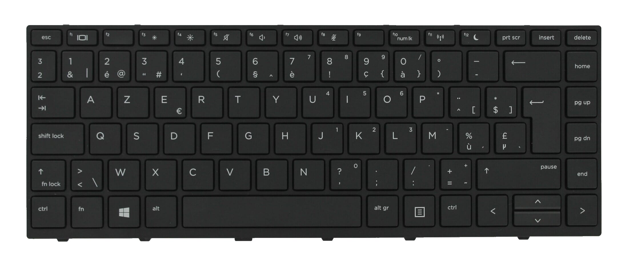 HP Laptop Keyboard Azerty BE