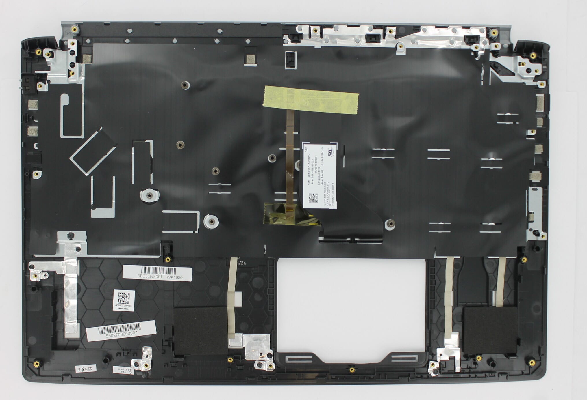 Acer Laptop Toetsenbord Qwerty US + Top Cover, Backlit