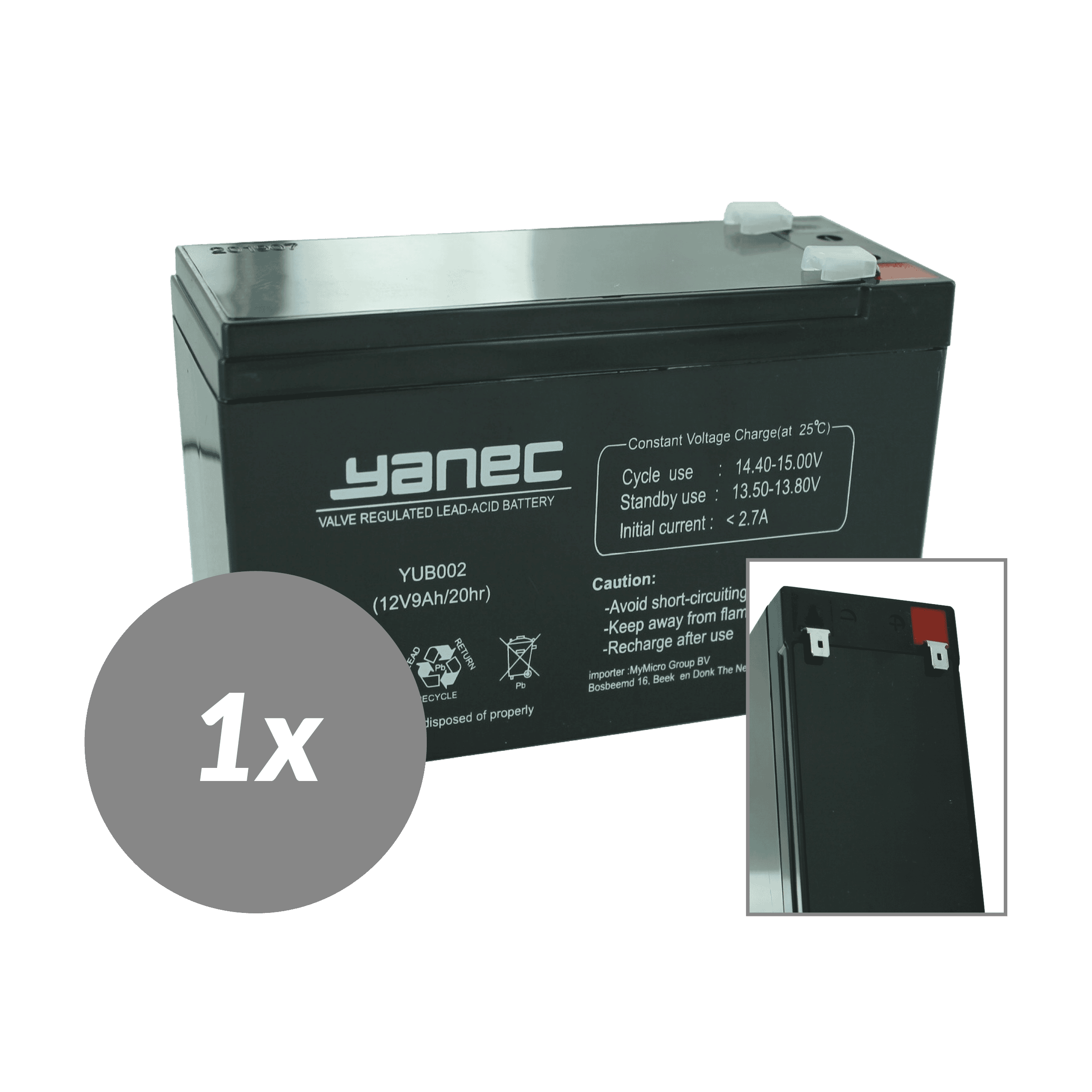 Kit de remplacement de batterie Yanec UPS RBC158 (sans câbles)