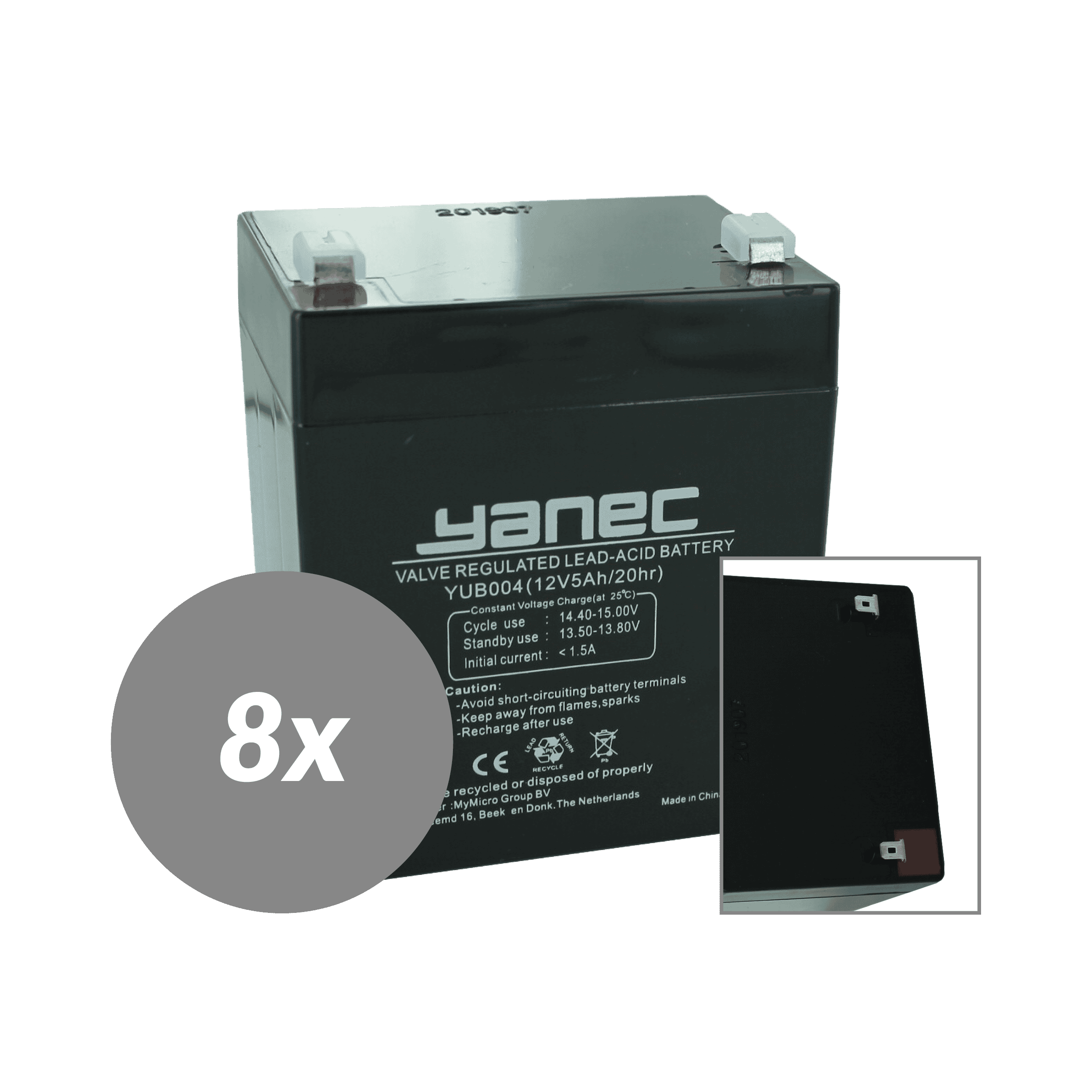 Kit de remplacement de batterie Yanec UPS RBC121 (sans câbles)