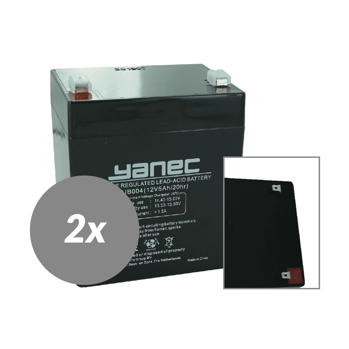 Kit de remplacement de batterie Yanec UPS RBC20 (sans câbles)