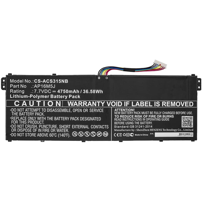 Batterie pour ordinateur portable 4750 mAh