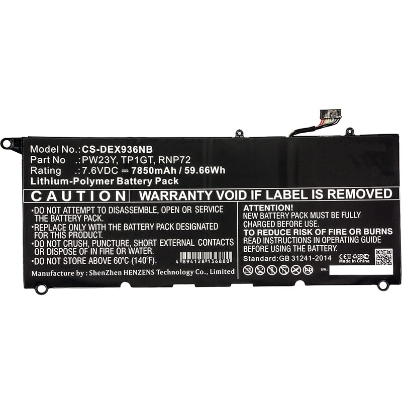 Batterie de l’ordinateur portable 5400 mAh