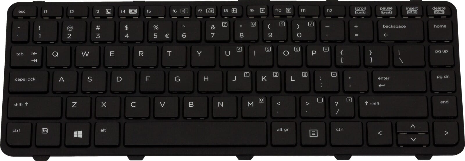 HP Laptop Tastatur Qwerty US