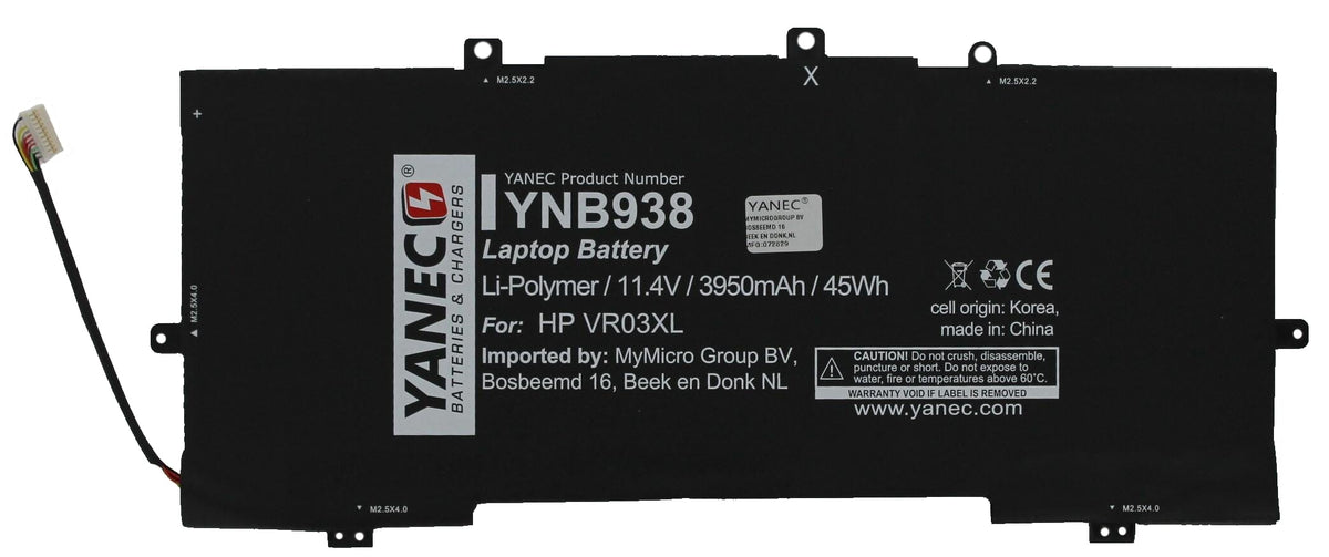 Batterie d’ordinateur portable Yanec 3900 mAh