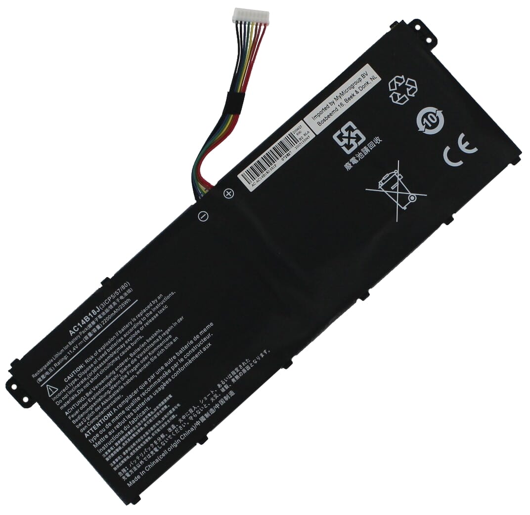 Batterie de l’ordinateur portable 2100mAh