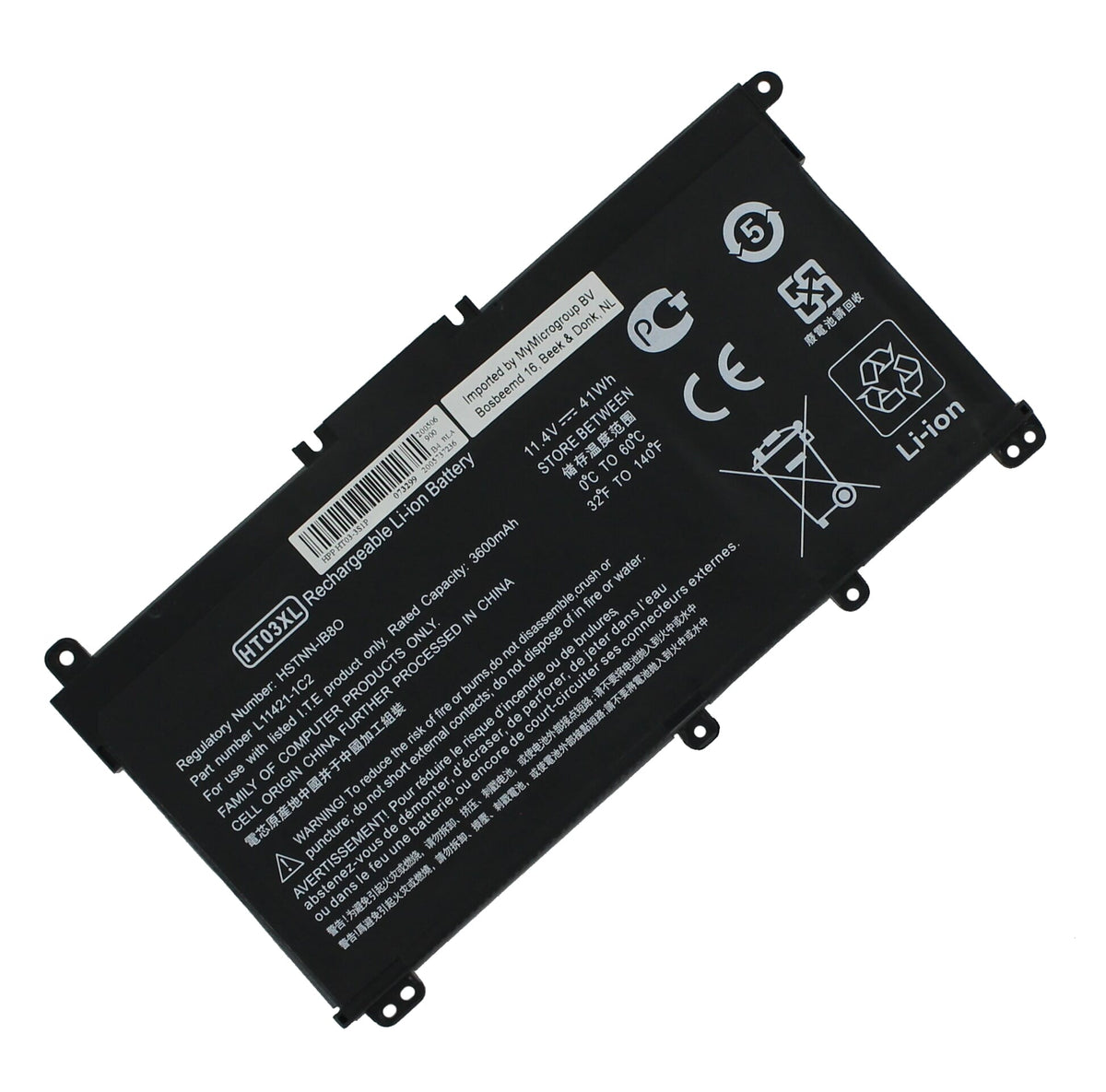 Batterie de l’ordinateur portable 3400mAh