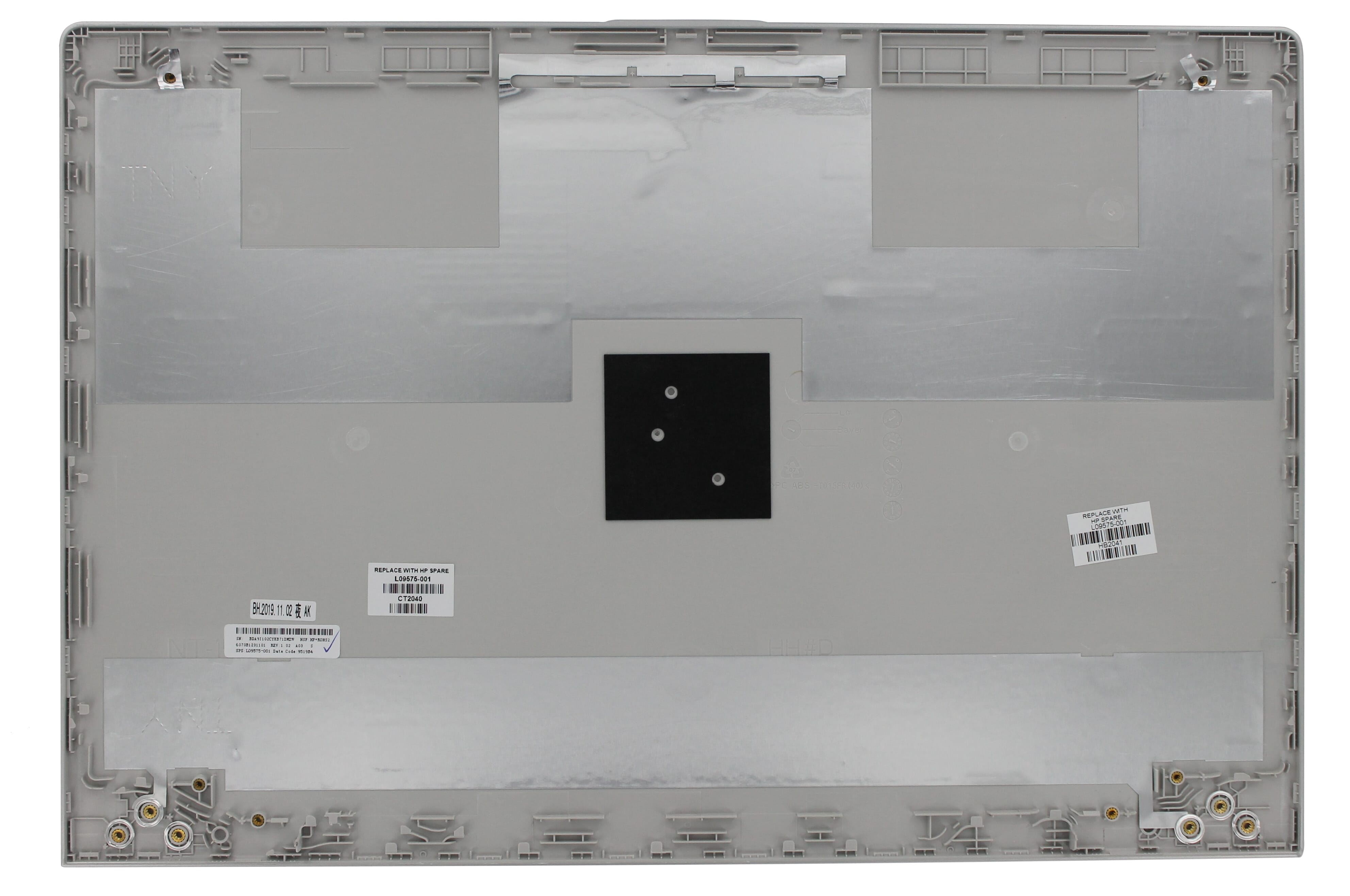 Coque arrière de l’écran LCD d’un ordinateur portable HP