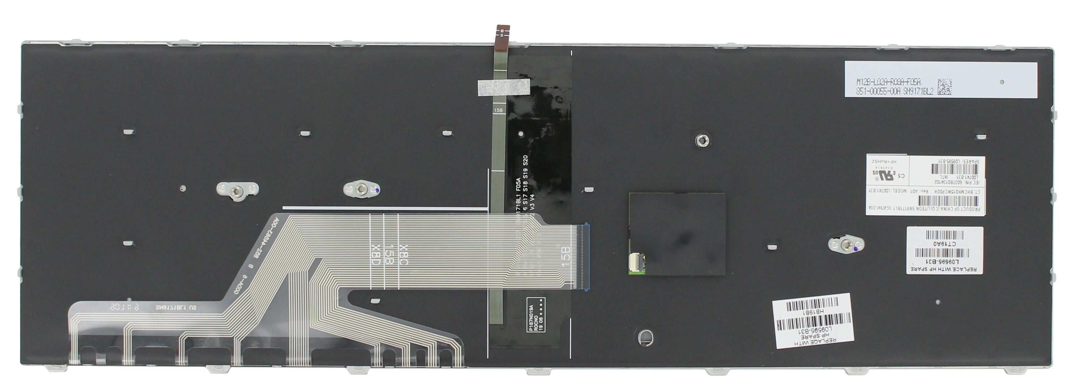 HP Laptop Toetsenbord Qwerty US