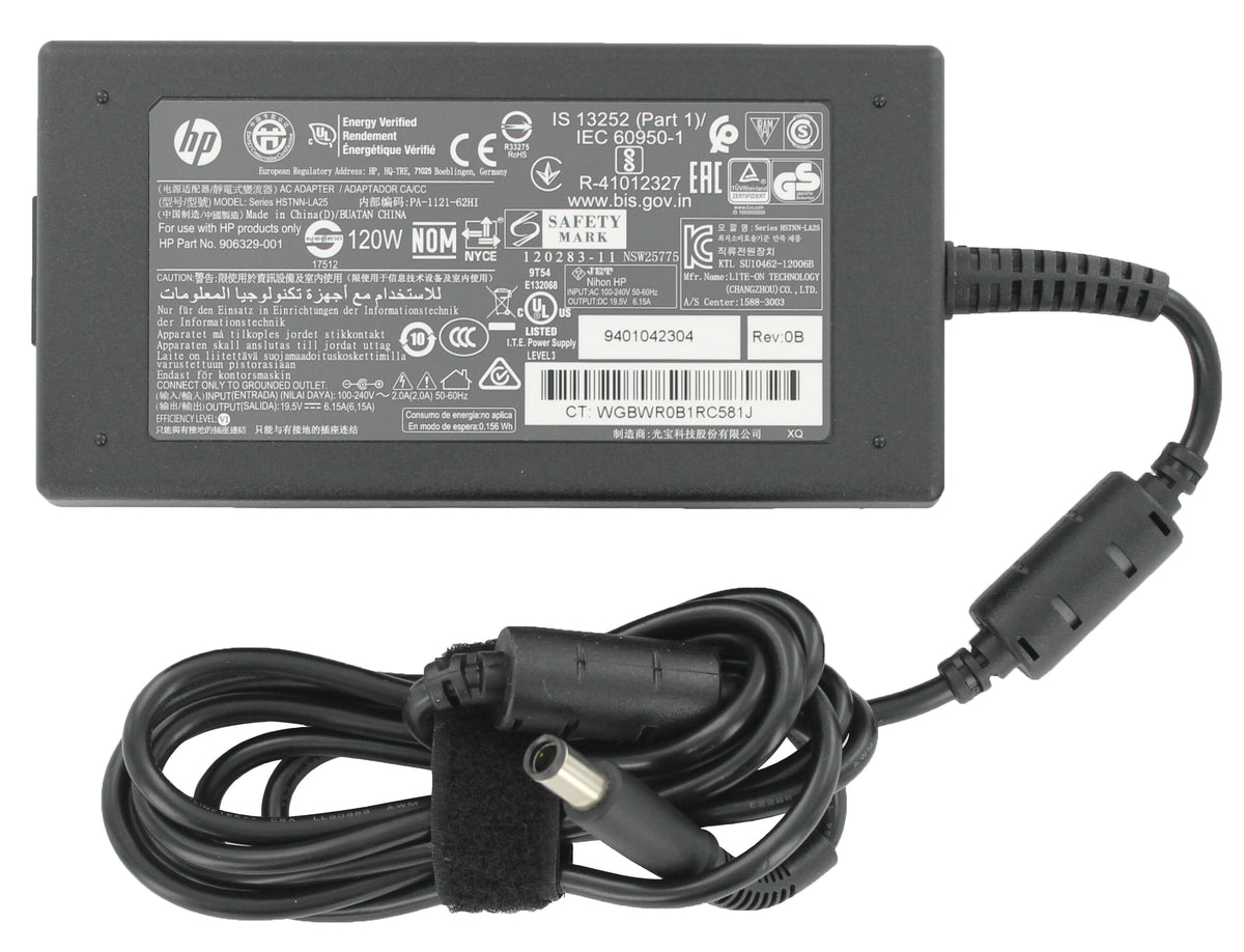 Adaptateur AC intelligent HP pour ordinateur portable 120W 19,5V