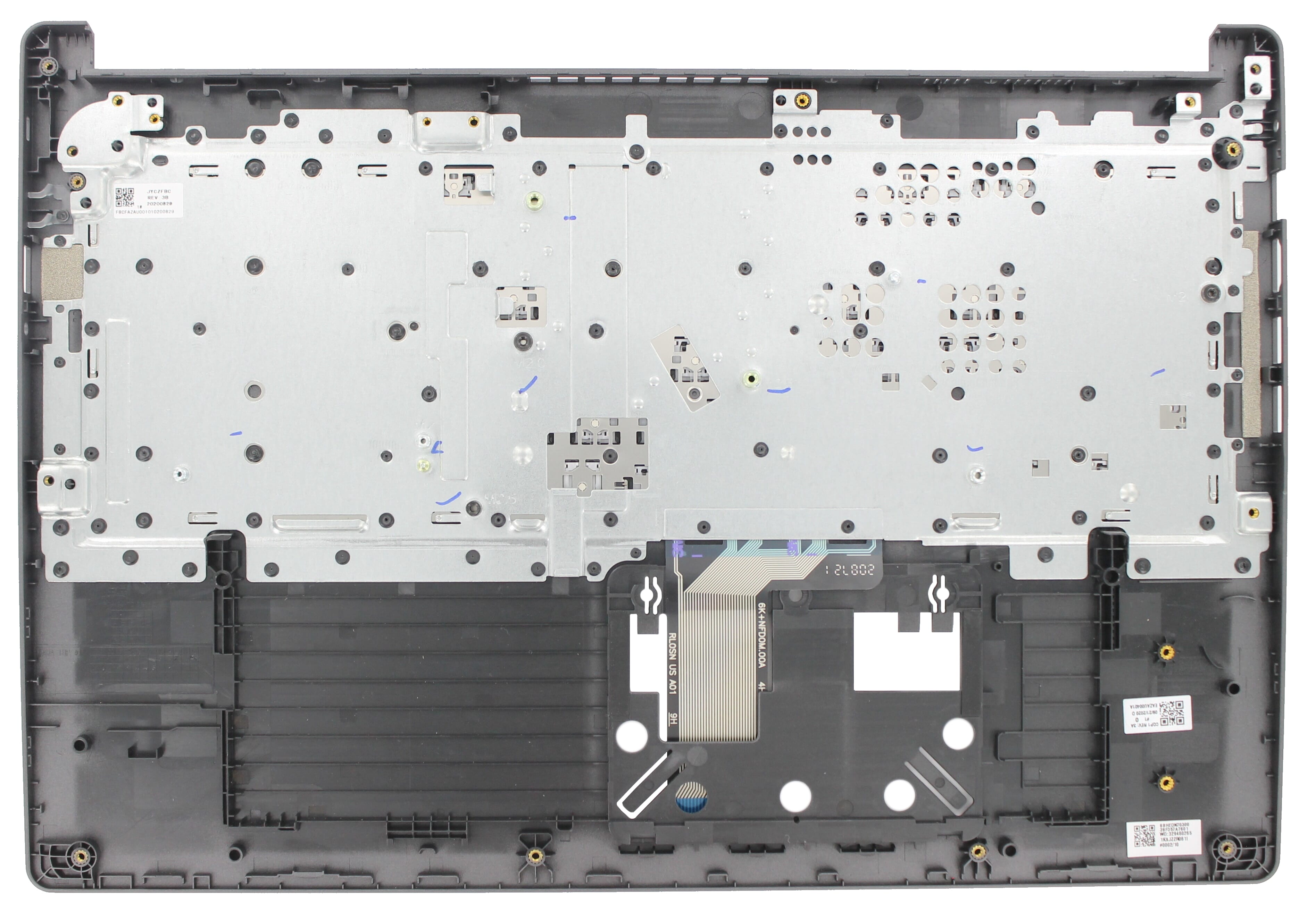 Acer Laptop Tastatur Qwerty US + Top Cover - Schwarz