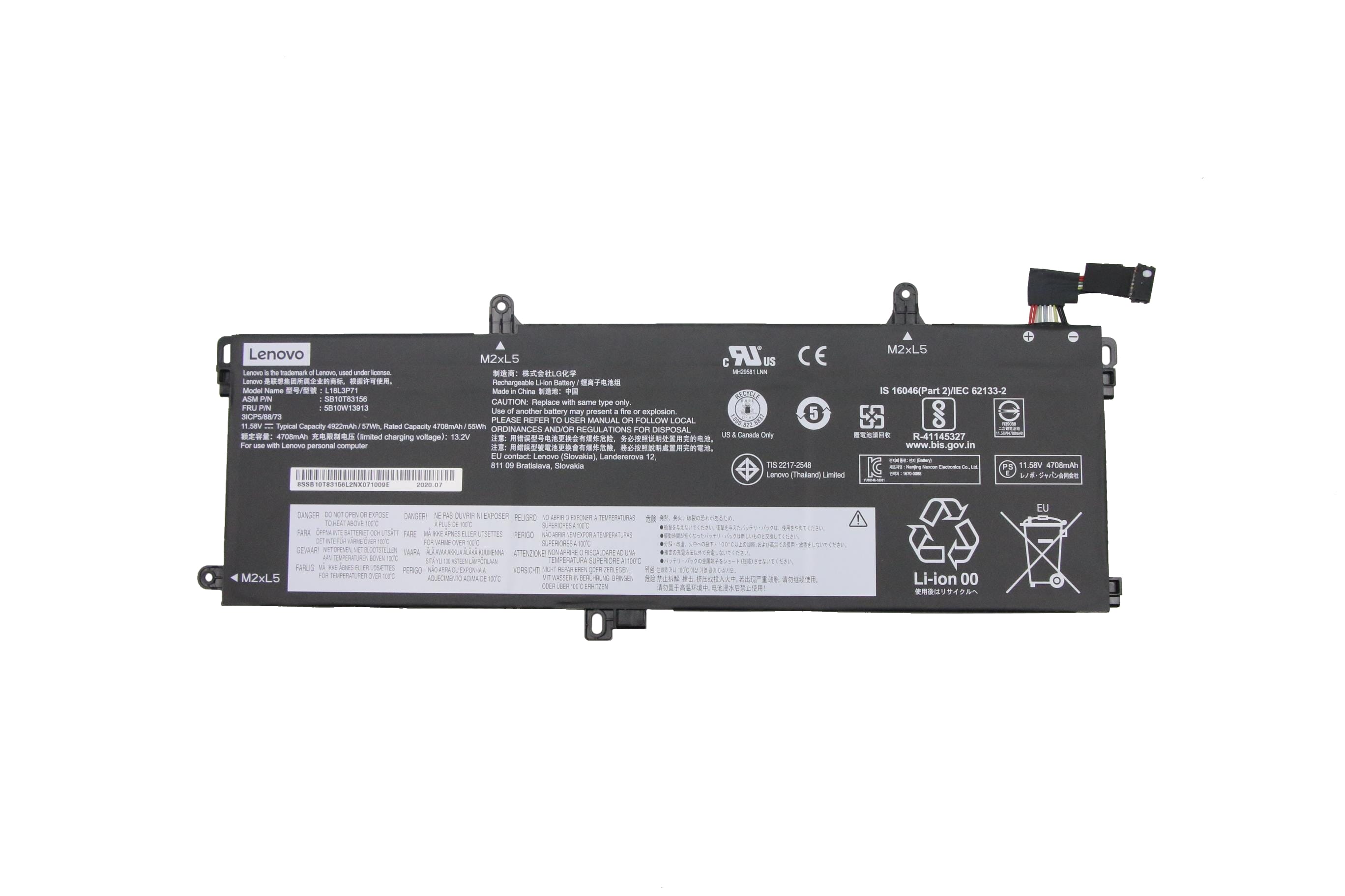 Batterie pour ordinateur portable Lenovo 4708 mAh