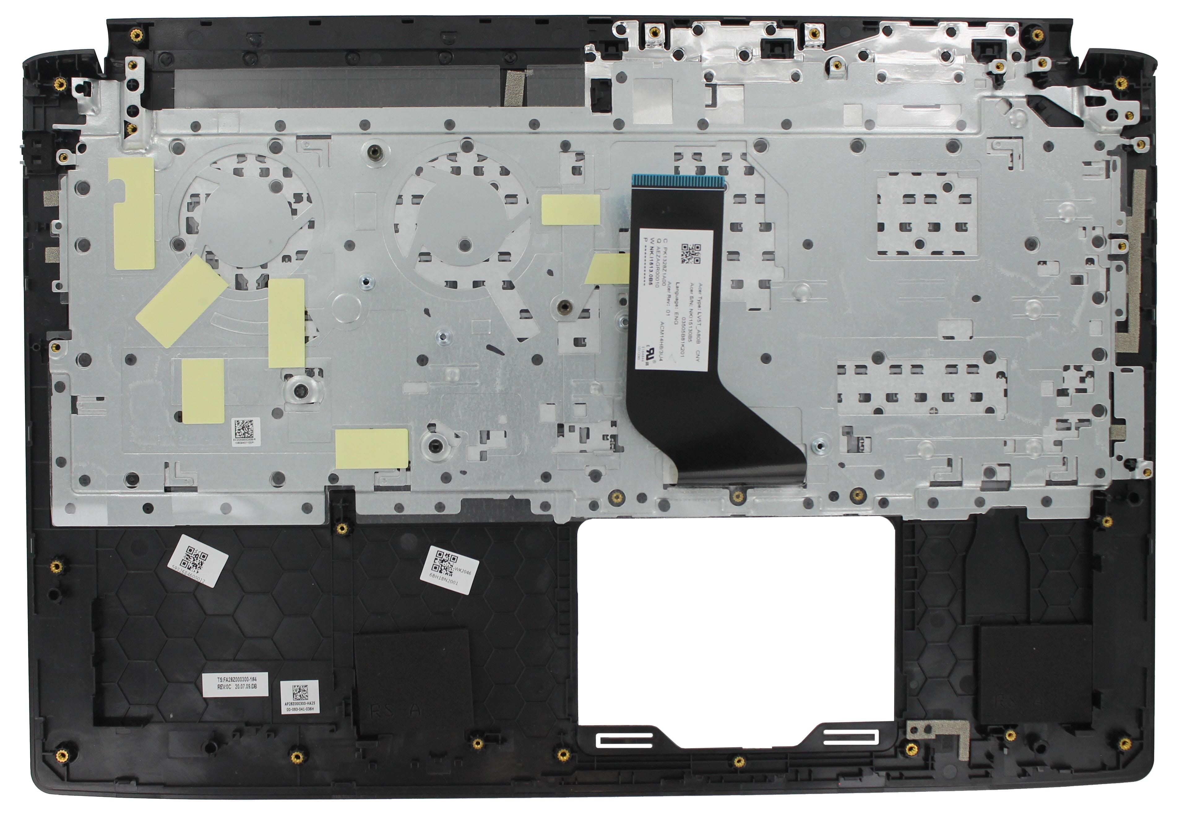 Acer Laptop Toetsenbord Qwerty US + Top Cover - Zwart