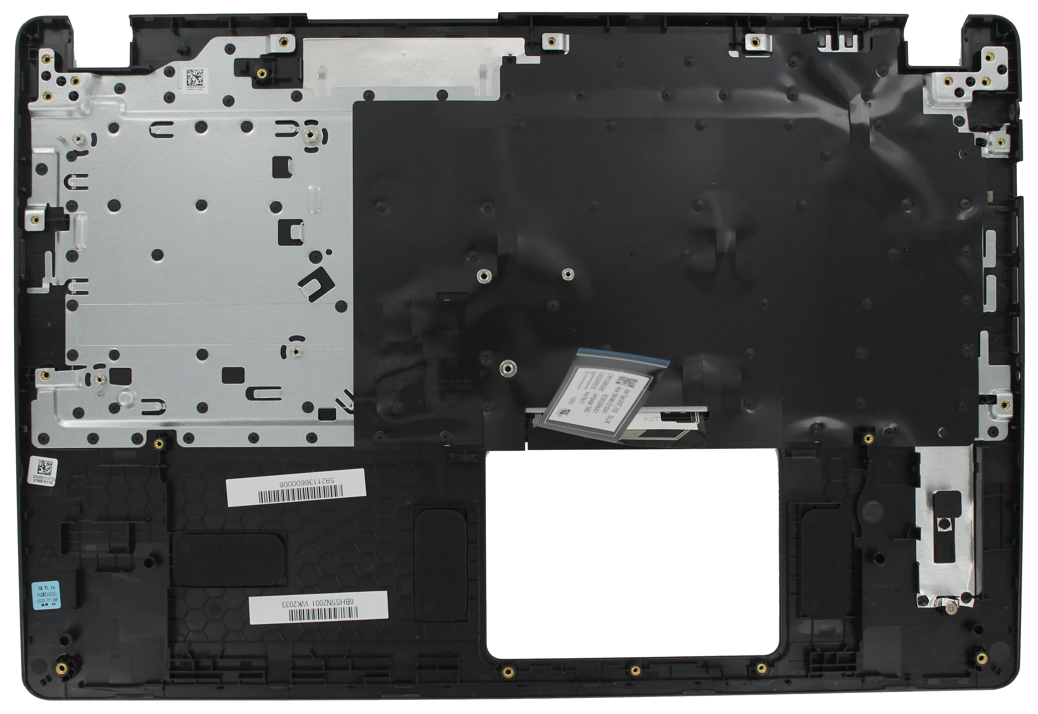 Acer Laptop Tastatur Qwerty US + Top Cover - Schwarz