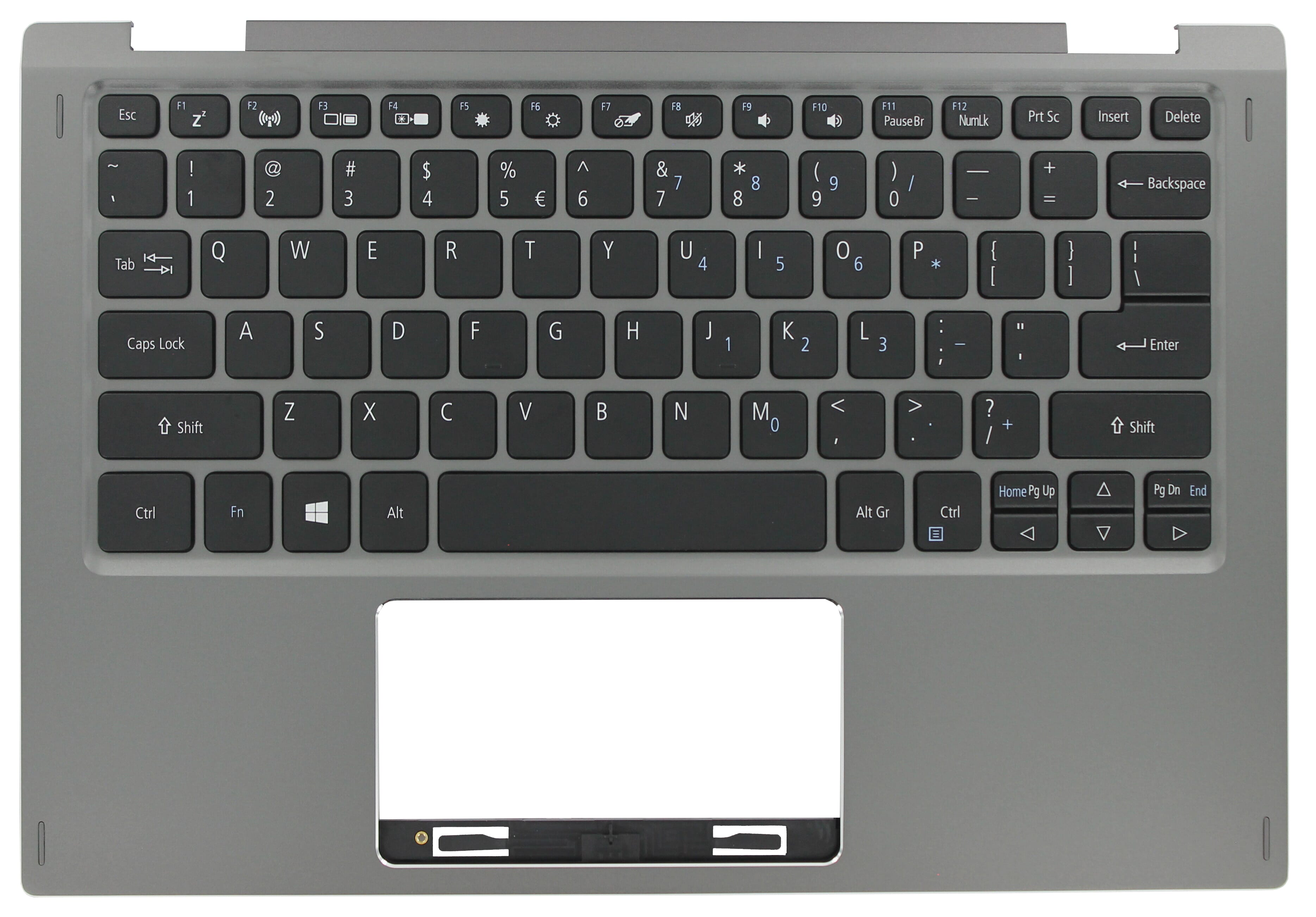 Clavier pour ordinateur portable Acer Qwerty US + Capot supérieur
