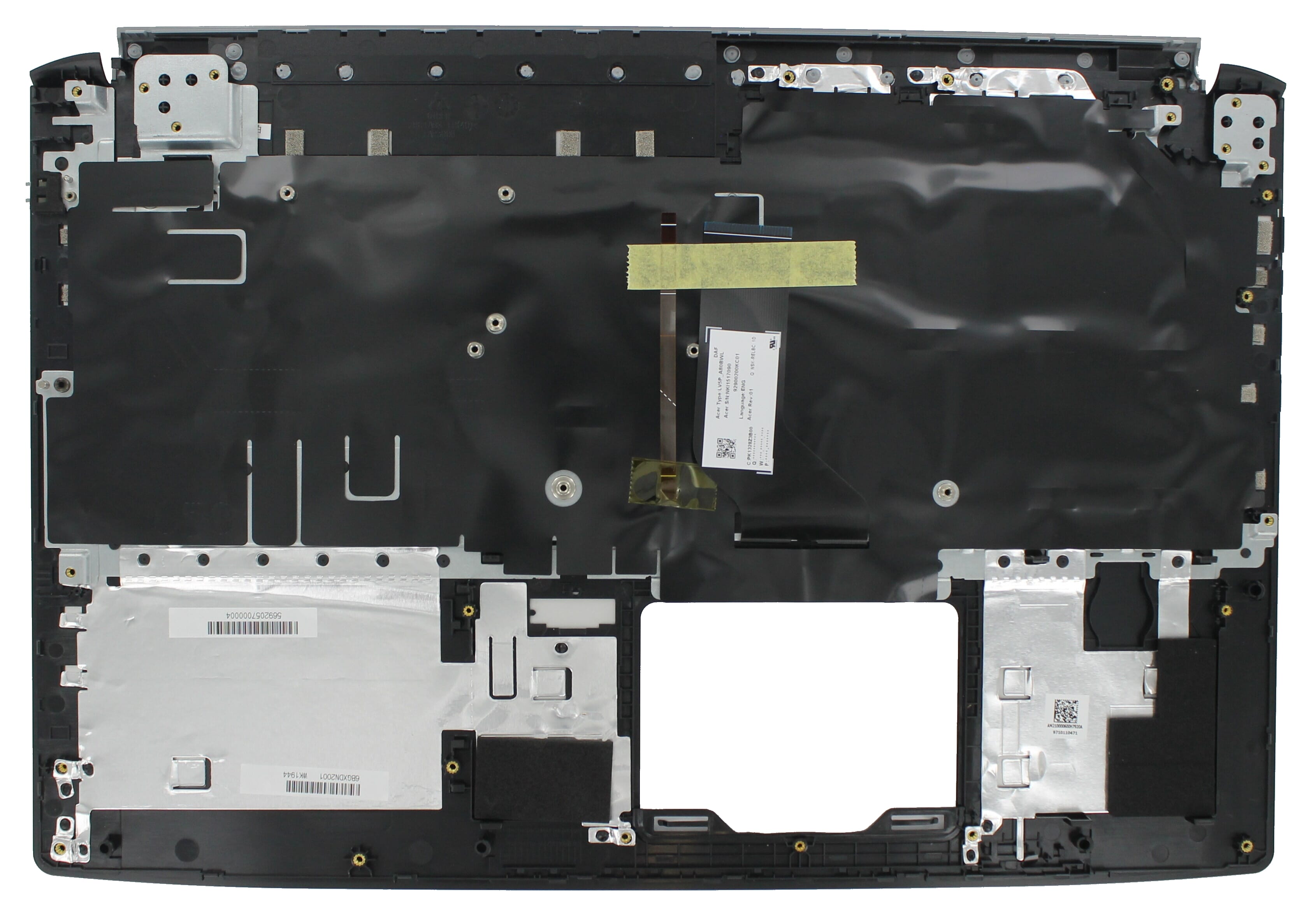 Acer Laptop Tastatur Qwerty US + obere Abdeckung (GTX1050)