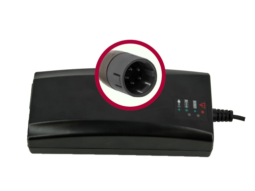 BMZ Chargeur Li-Ion 36V 4Ah 5 broches rondes