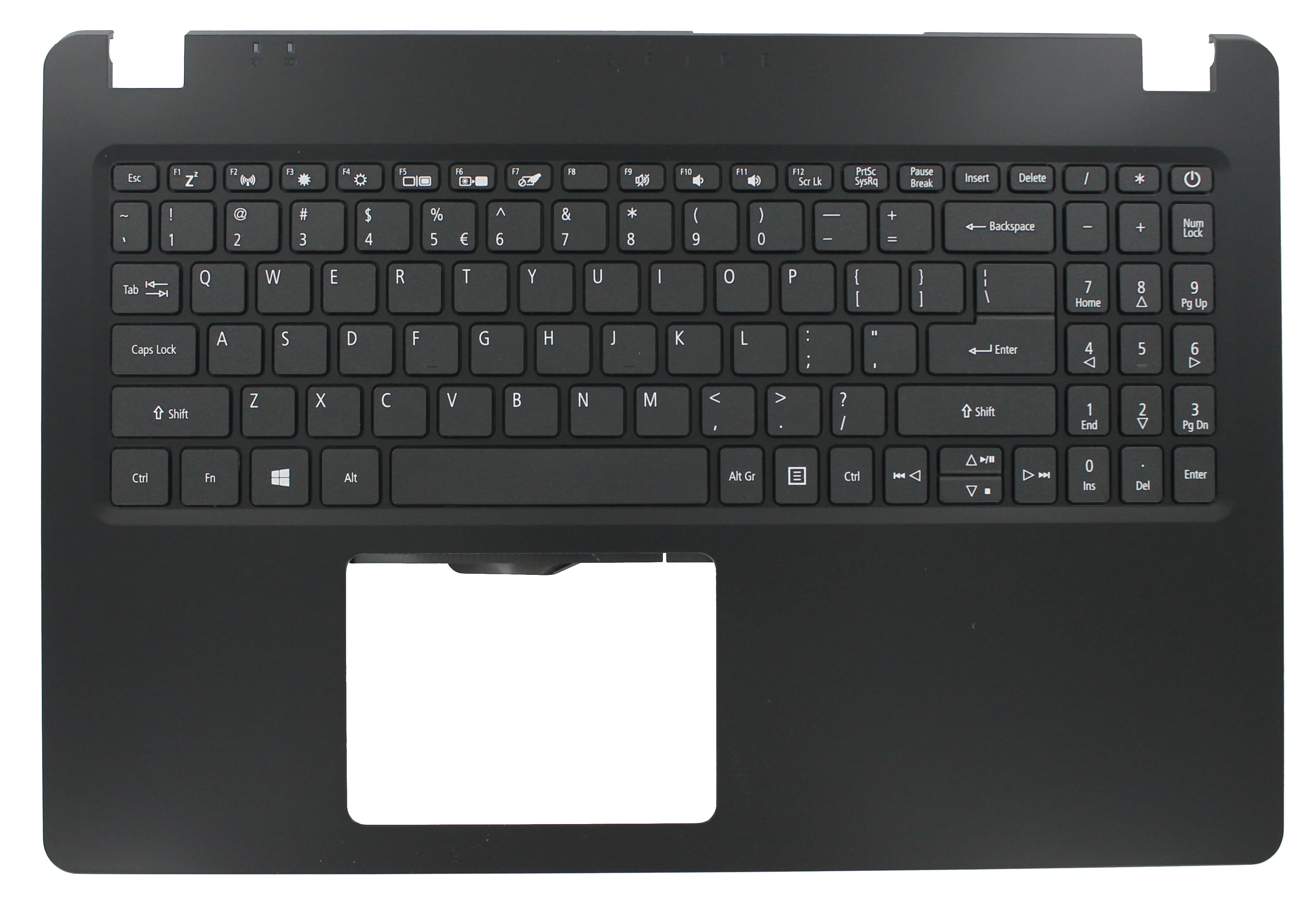 Acer Laptop Keyboard Qwerty US + Top Cover - Black