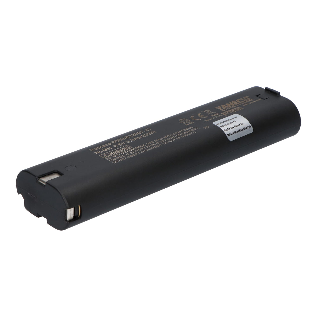 Yanec Powertool Battery 9.6V 3.0Ah Ni-Mh for Makita