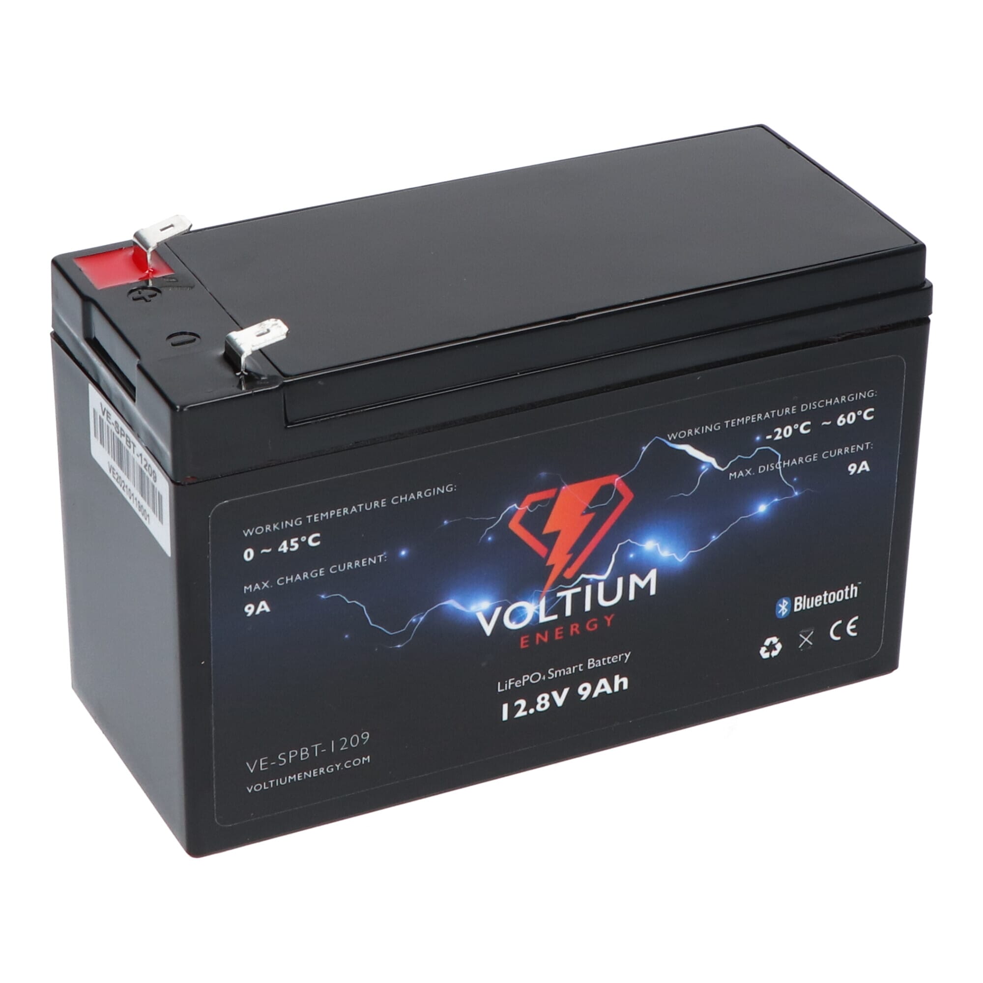 Voltium Energy LiFePO4 batterie 12,8V - 9Ah