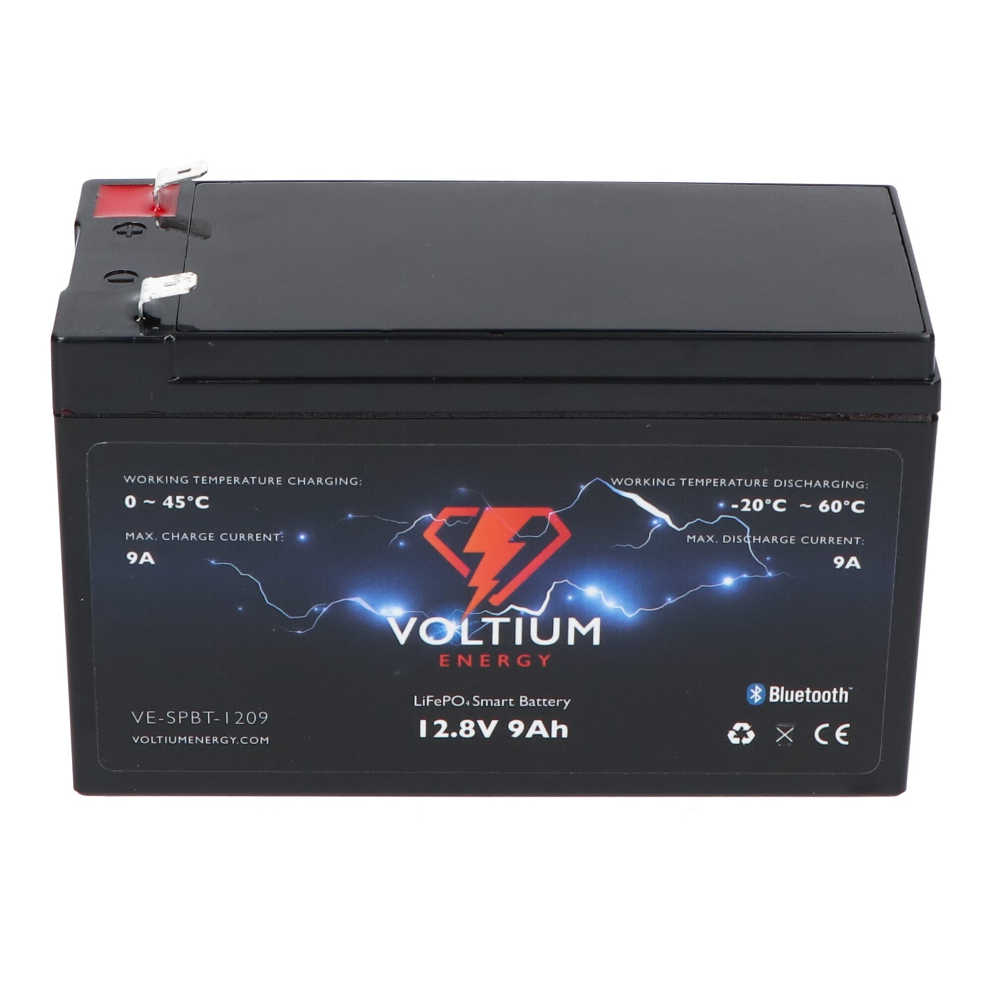 Voltium Energy LiFePO4 batterie 12,8V - 9Ah