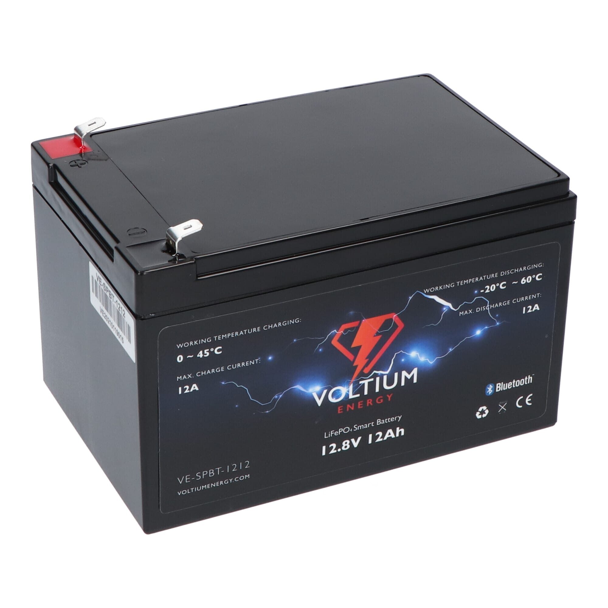 Voltium Energy LiFePO4 batterie 12,8V - 12Ah