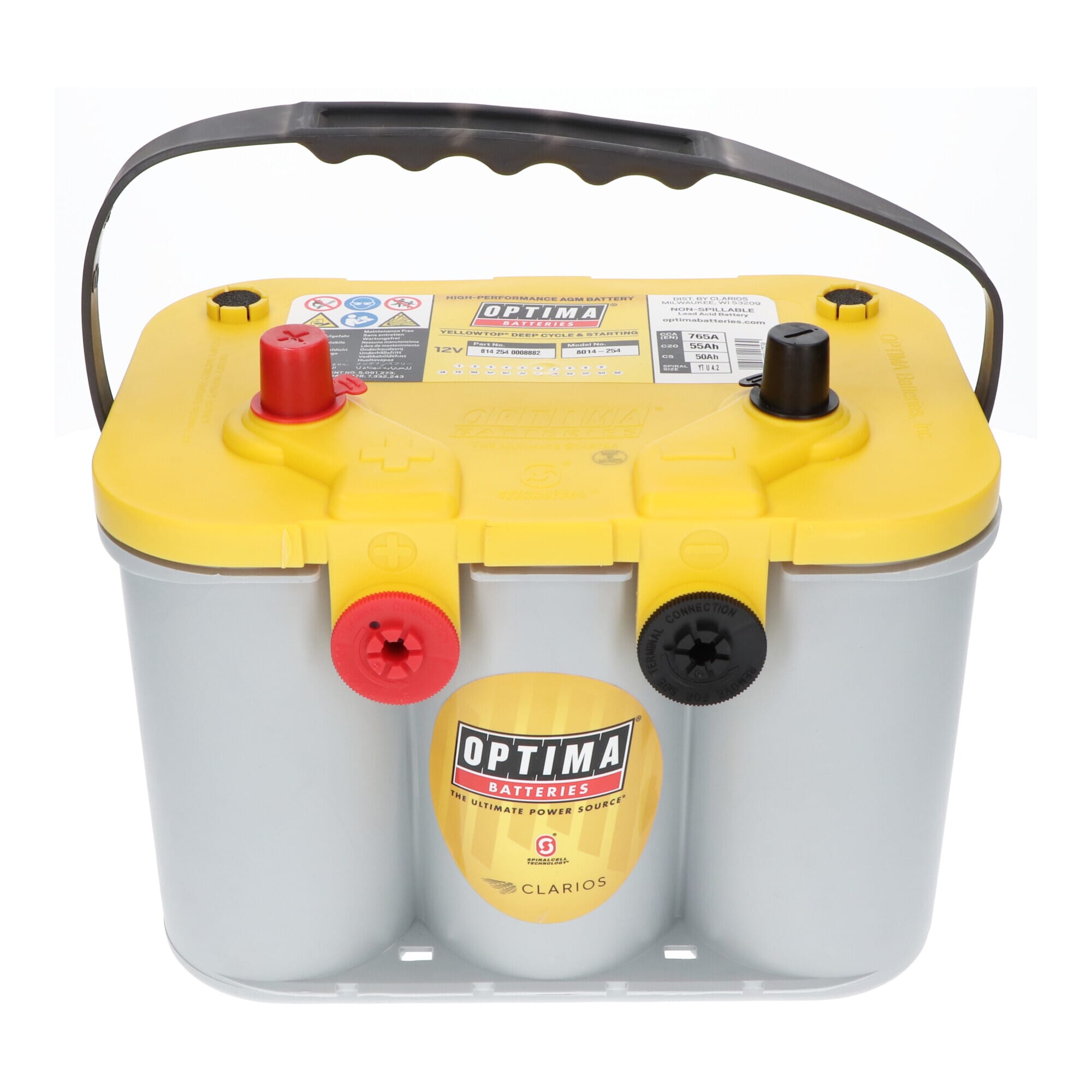 Optima Yellow Top Akku 55Ah U-4.2